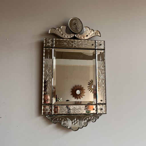 Antique 19th century Venetian Mirror