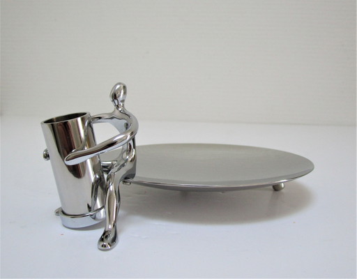 Mukul Goyal dish Chrome-plated brass