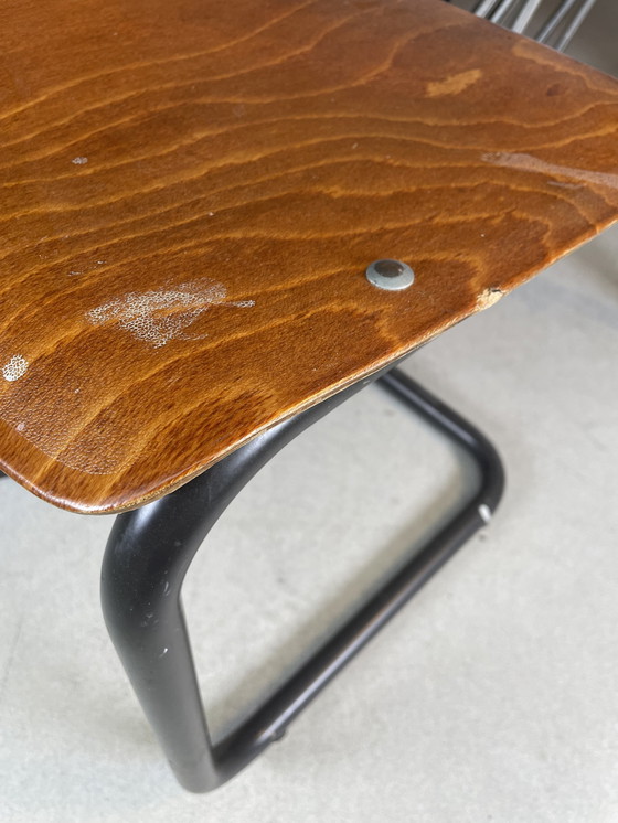 Image 1 of 7X Vintage Industrial School Chair