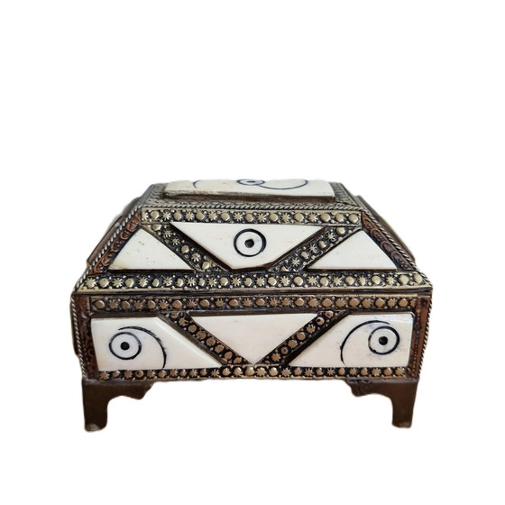 Image 1 of Handmade Moroccan jewelry box