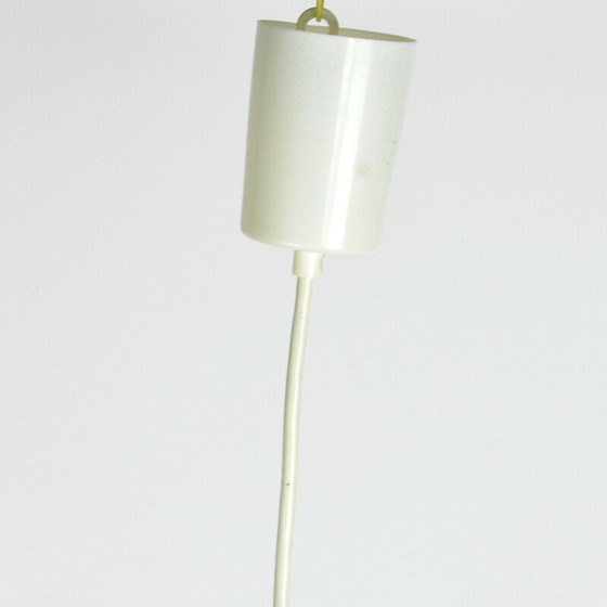 Image 1 of Vintage scandinavian pendant lamp with wicker shade, Denmark 1960s