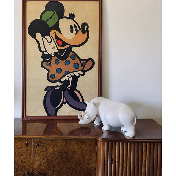 Image 1 of Vintage Minnie Mouse framed poster, France 1960s