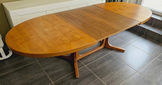 Image 1 of Baumann Teak and Rosewood Extensible Table, 1970s
