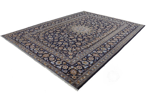 Original Hand-Knotted Persian Carpet Kashan Fine 374 X 280 Cm