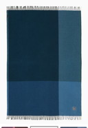 Hella Jongerius for Vitra - Color Block Plaid - Bleu - 100% laine vierge mérinos du Pérou