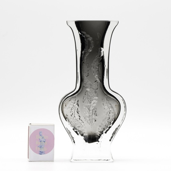 Image 1 of Brutalist Block Glass Vase Quartet Kurt Wokan Ingrid Glas Eisglas Borckenglas AT