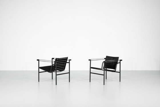 Image 1 of Pair Of "Lc1" Armchairs By Le Corbusier For Cassina, Italy 1929S.