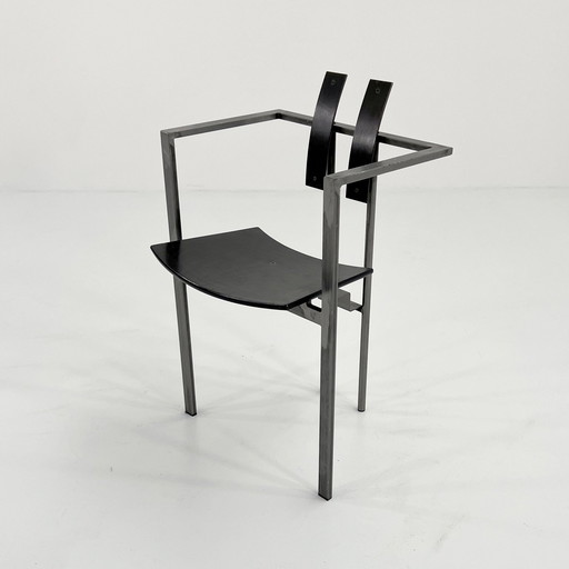 Black & Grey Postmodern Trix Chair By Karl Friedrich Förster, 1980S