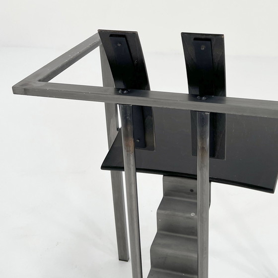 Image 1 of Black & Grey Postmodern Trix Chair By Karl Friedrich Förster, 1980S