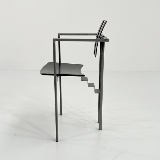 Image 1 of Black & Grey Postmodern Trix Chair By Karl Friedrich Förster, 1980S