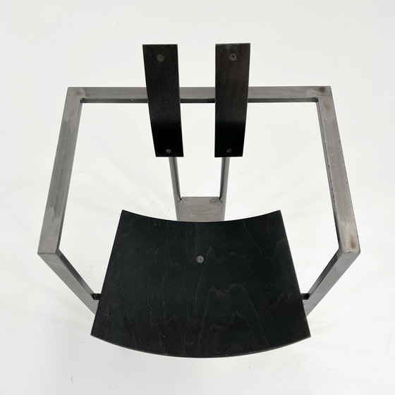 Image 1 of Black & Grey Postmodern Trix Chair By Karl Friedrich Förster, 1980S