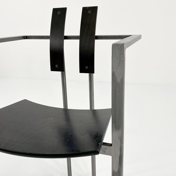 Image 1 of Black & Grey Postmodern Trix Chair By Karl Friedrich Förster, 1980S