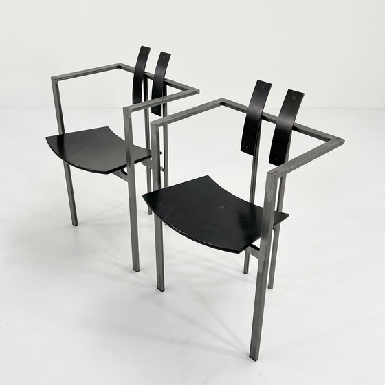 Image 1 of Black & Grey Postmodern Trix Chair By Karl Friedrich Förster, 1980S