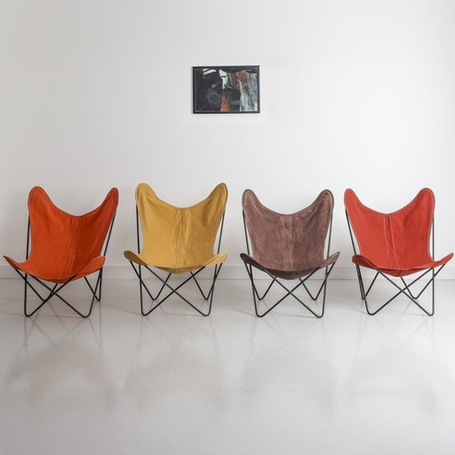 Set Of 4 Aa Airborne Armchairs, Circa 1960