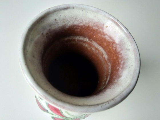 Image 1 of Strehla Keramik Vase With Decor Of Spray Glaze