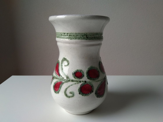Image 1 of Strehla Keramik Vase With Decor Of Spray Glaze