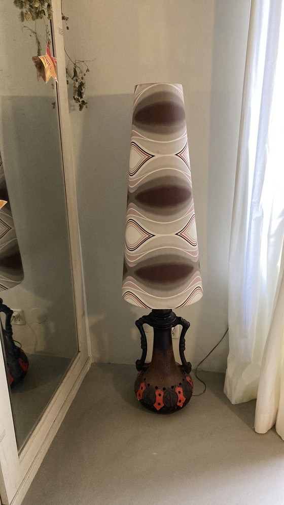 Image 1 of Lampada da terra in ceramica vintage