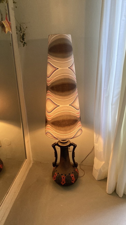 Vintage ceramic floor lamp