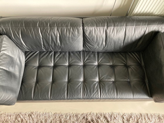 Image 1 of Bruhl Carree leather 3 seater sofa