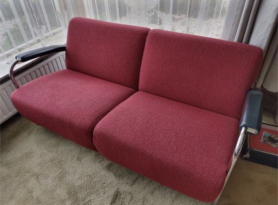 Image 1 of 2x Leolux Scylla design 2.5 seater sofa