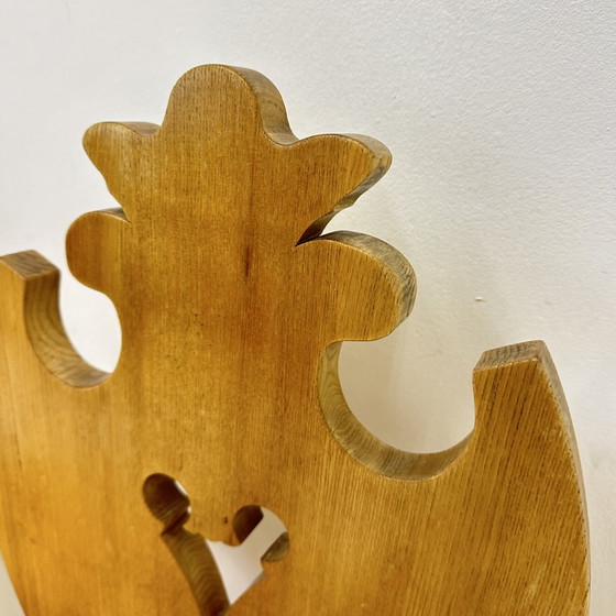 Image 1 of Vintage Mid-Century Brutalist Style Design Tiroler Chair Set Of 4 By Cepelia, 1960