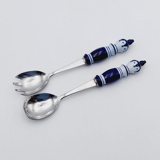 Rosenthal Cutlery Studio Line Siena Blue designed by Bjorn Wiinblad