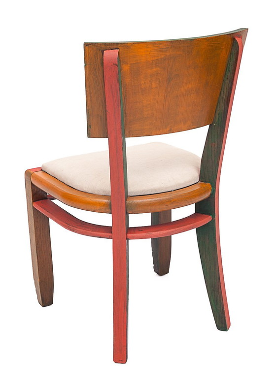 Image 1 of Set Of 6 Art Deco Chairs