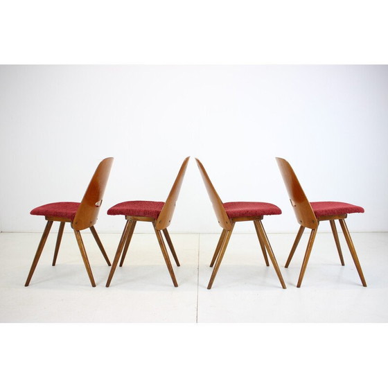 Image 1 of Set of 4 vintage dining chairs by Frantisek Jirak for Tatra, Czechoslovakia 1960s