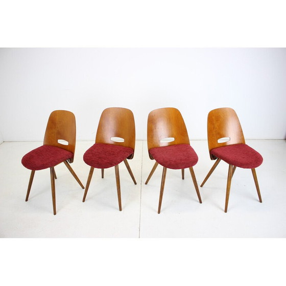 Image 1 of Set of 4 vintage dining chairs by Frantisek Jirak for Tatra, Czechoslovakia 1960s