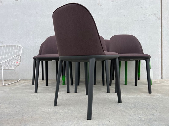 Image 1 of 8X Vitra Softshell Side Chairs