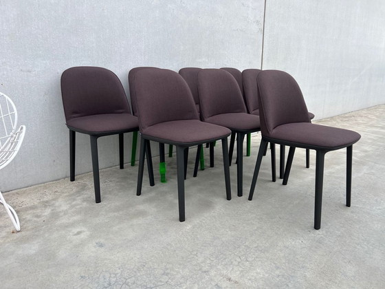 Image 1 of 8X Vitra Softshell Side Chairs