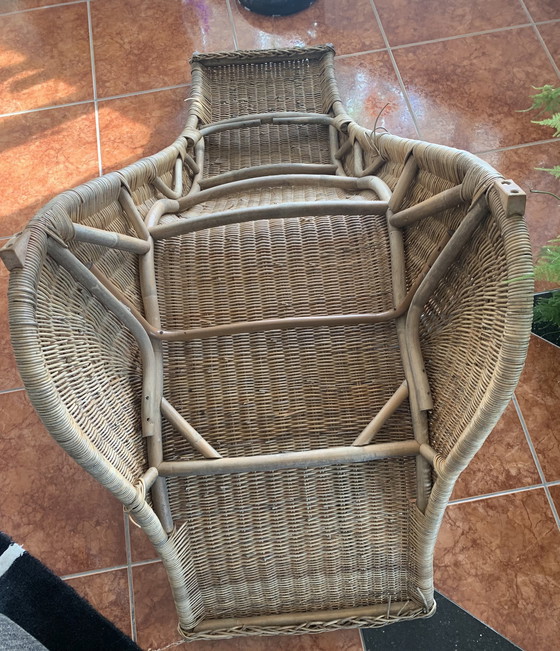 Image 1 of Karl Malmvall Rattan Loung-Chair Karlskrona Ikea