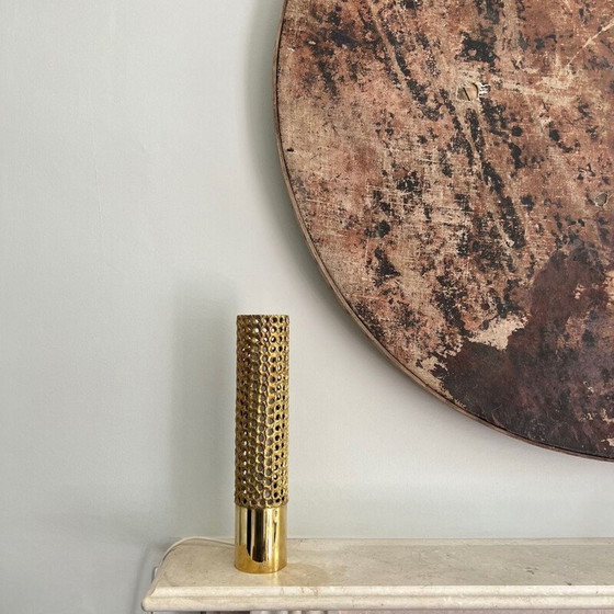 Image 1 of Vintage brass table lamp by Pierre Forssell for Skultuna, Sweden 1950