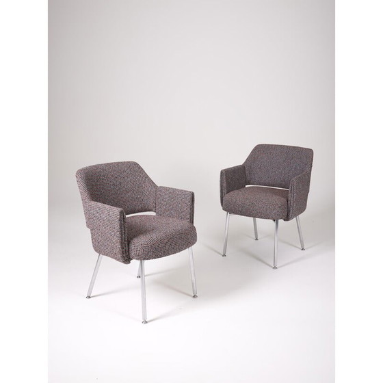 Image 1 of Set of 4 vintage Deauville armchairs by Pierre Gautier Delaye for Airborne, 1960