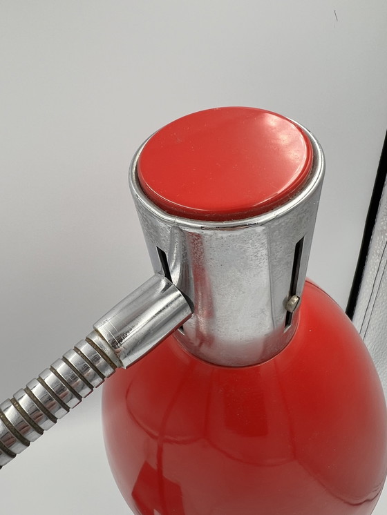 Image 1 of Stilux Milano Red Desk Lamp