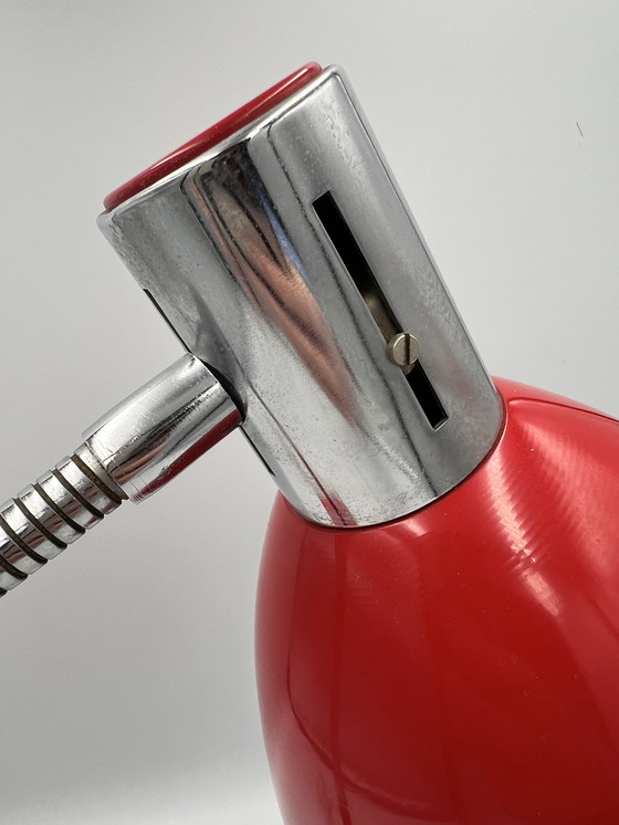 Image 1 of Stilux Milano Red Desk Lamp