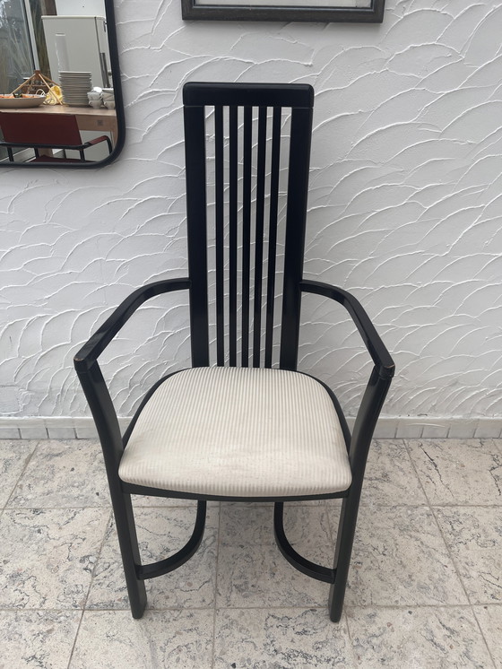 Image 1 of Black Wooden Design Chair