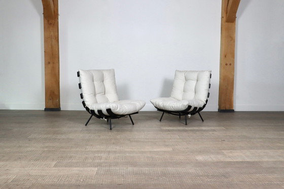 Image 1 of Pair Of Costela Lounge Chairs By Carlo Hauner And Martin Eisler, 1950s