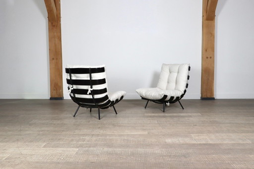 Pair Of Costela Lounge Chairs By Carlo Hauner And Martin Eisler, 1950s