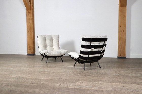 Image 1 of Pair Of Costela Lounge Chairs By Carlo Hauner And Martin Eisler, 1950s