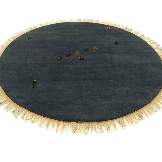 Image 1 of Tappeto rotondo • Gabbeh • 1990 • ∅ 195 cm 