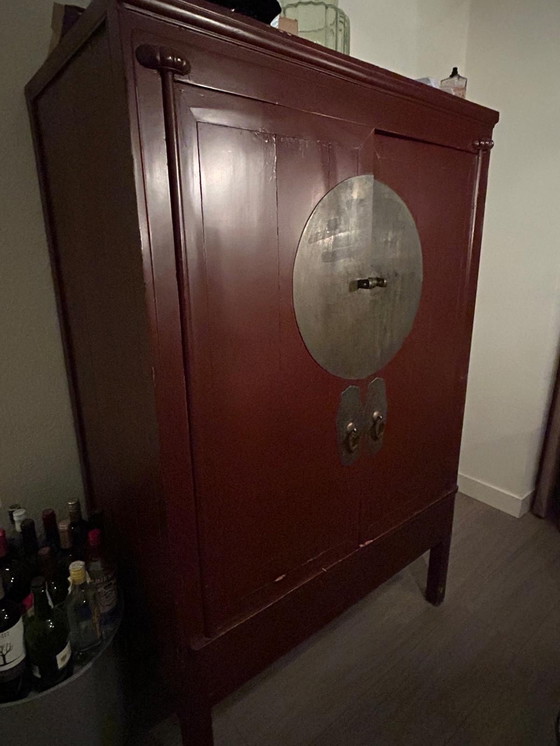 Image 1 of Chinese Cupboard In Good Condition.