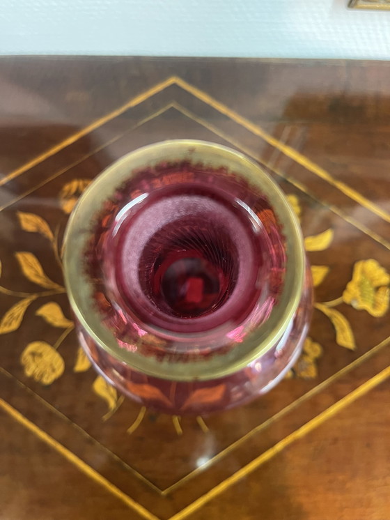 Image 1 of Jarrón de cristal de Murano rosa