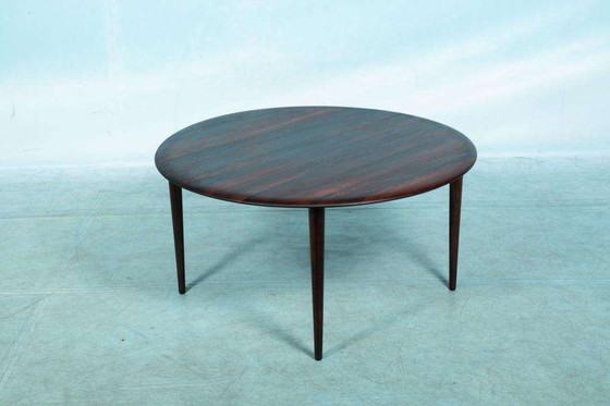 Image 1 of France & Son table basse en bois de rose, Table basse en bois de rose, Midcentury cofffee table