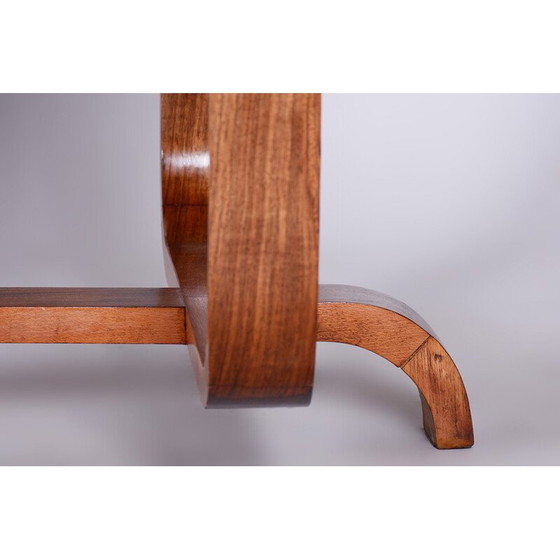 Image 1 of Art Deco vintage walnut writing desk by Jindrich Halabala, 1920s