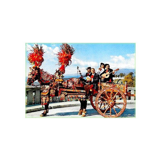 Image 1 of Lot of 4 vintage Sicilian puppets in resin and hand painted, Italy 1980