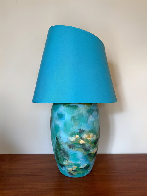 Louis Drimmer "Nymphéas" lamp 1980s