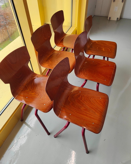 6x Obo Eromes Wijchen dining chair