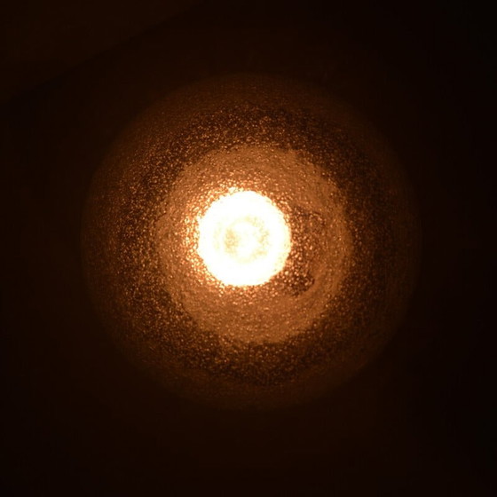 Image 1 of Vintage chrome ceiling lamp by Hillebrand, Germany 1970s