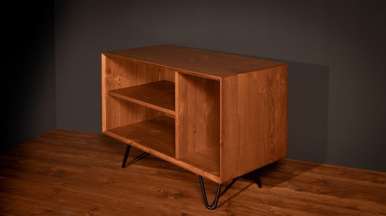 Image 1 of Mid - Century record shelf